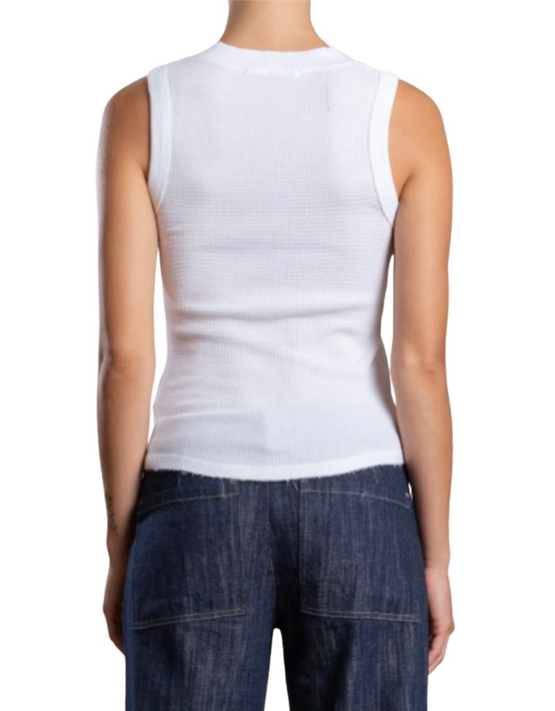 Kiera Henley Tank in Thermal White