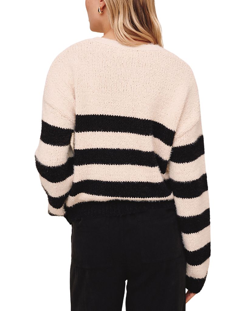 Drop Shoulder Sweater Clay Stone