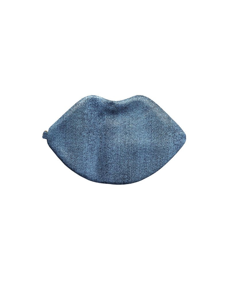 The Blake Mid Blu Denim Lip Pouch