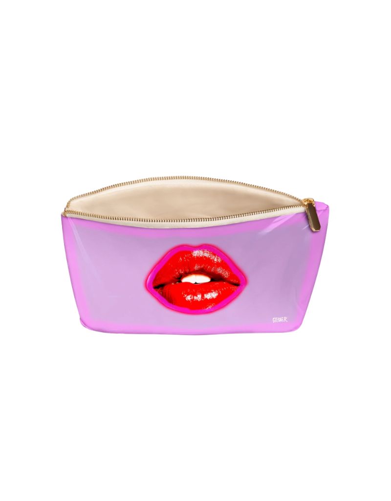 Lilac Lace Kiss Medium Bag Travel Case