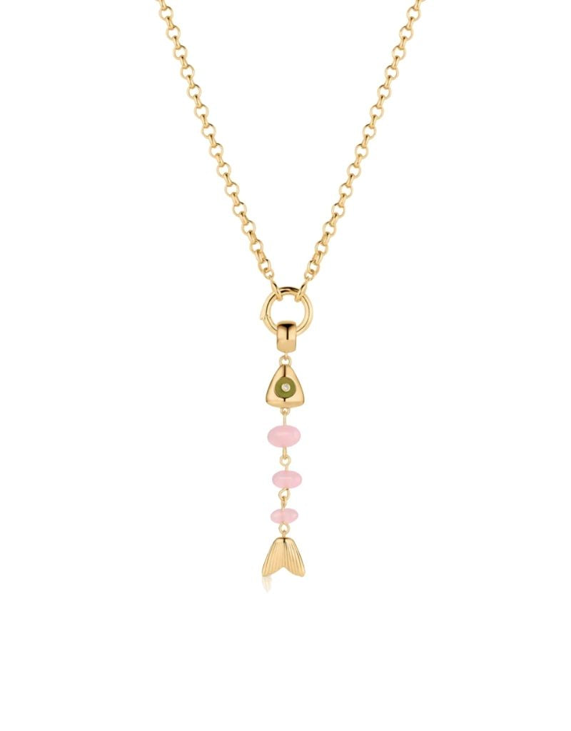 La Pez Pink Jade Bail Charm