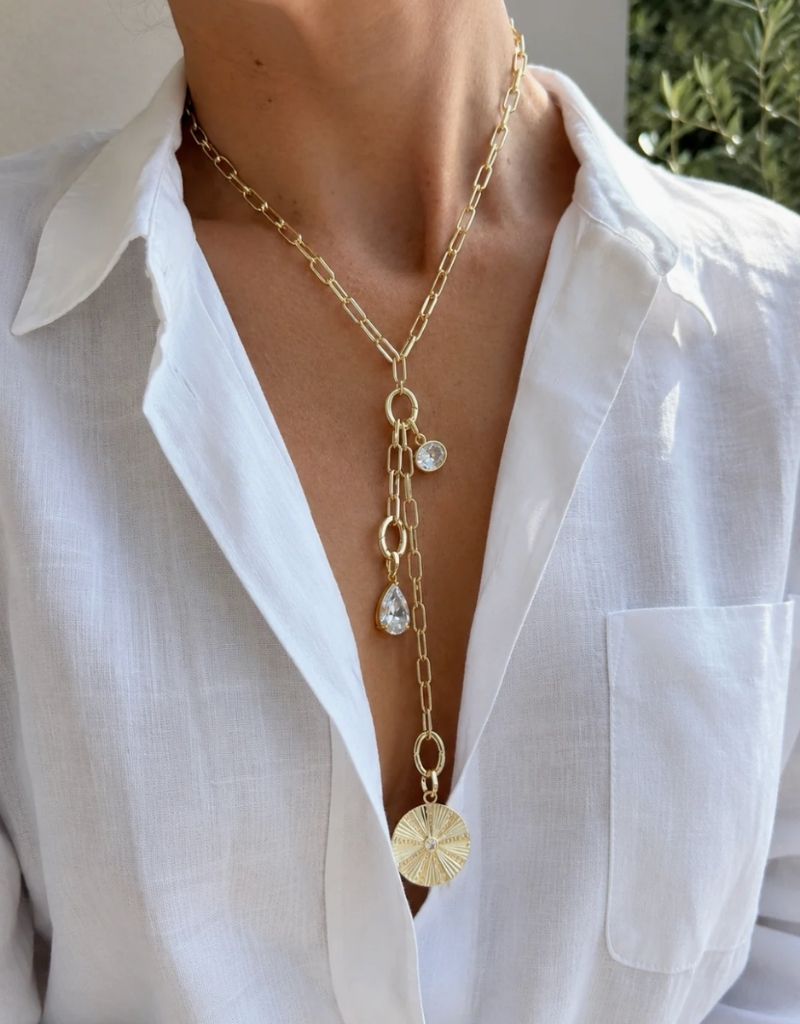 The Connector Lariat Gold