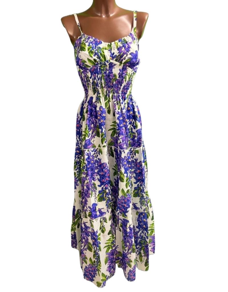 Dress Ornella Long Glycine Viola