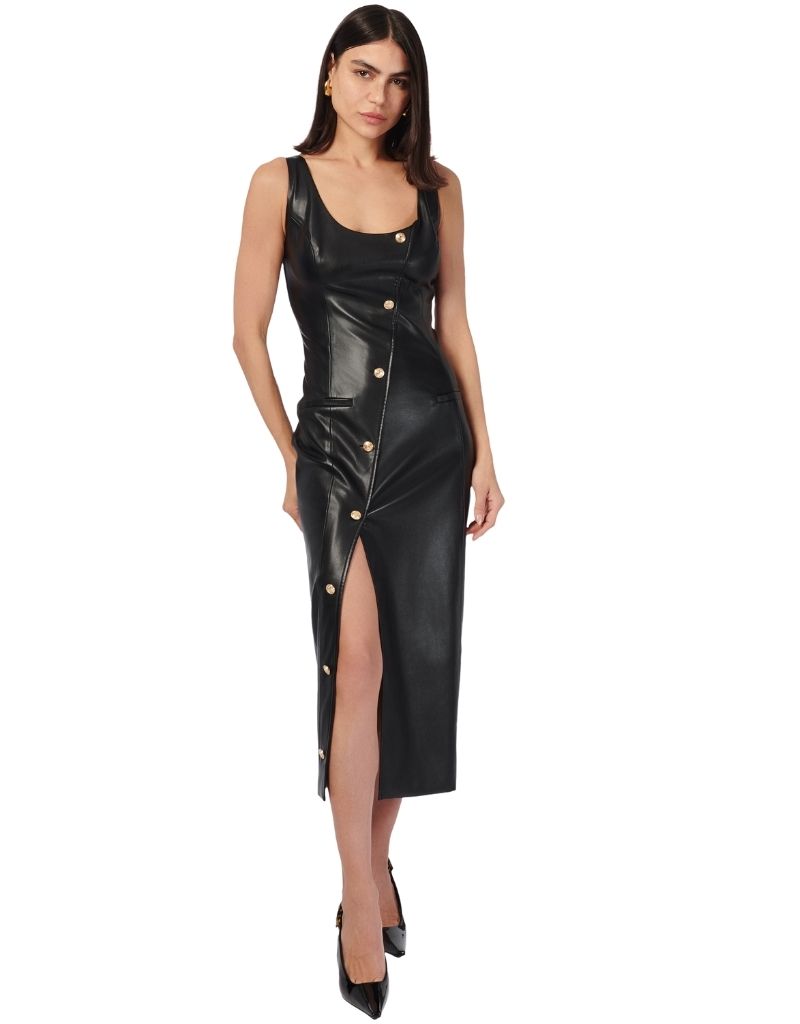 Cami NYC | Kirby Vegan Leather Dress Black | I Am More Scarsdale Cami NYC | Kirby Vegan Leather Dress Black | I Am More Scarsdale
