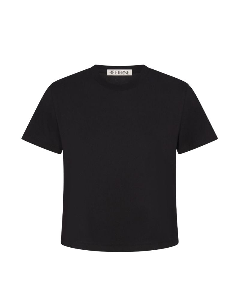 Short Sleeve Boxy Tee CB3029 Black
