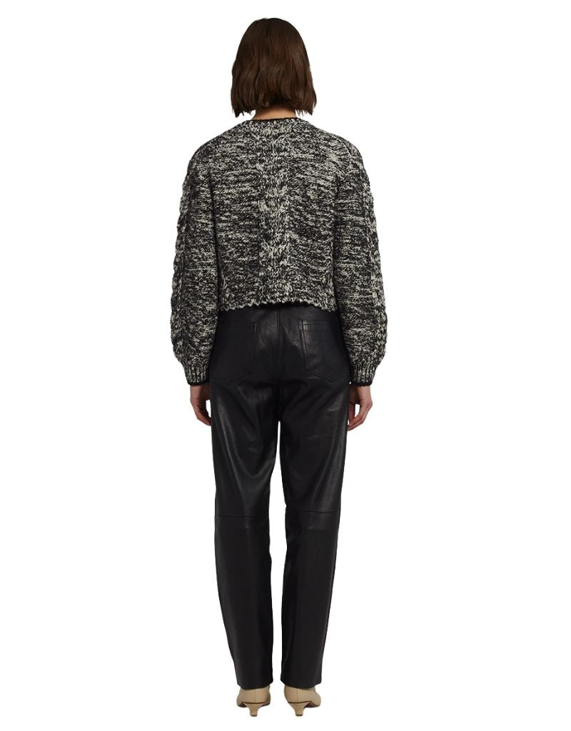 Skylar Cardi Ivory Black Tweed