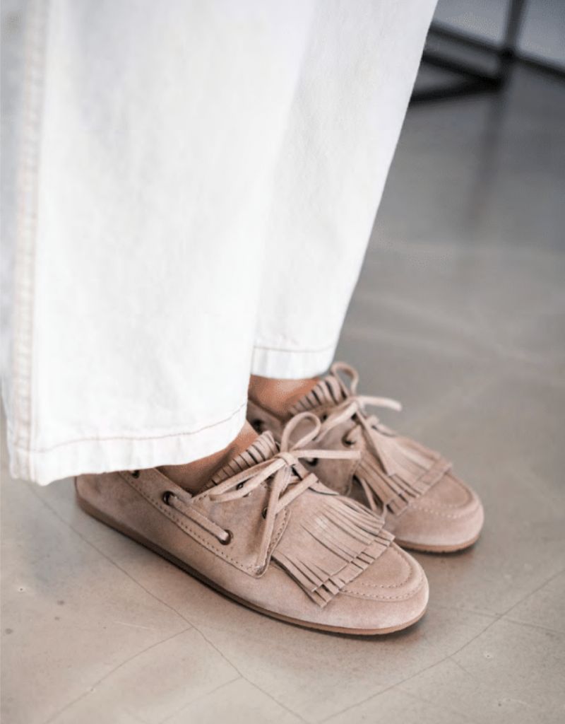 Drop Suede Loafer Mousse