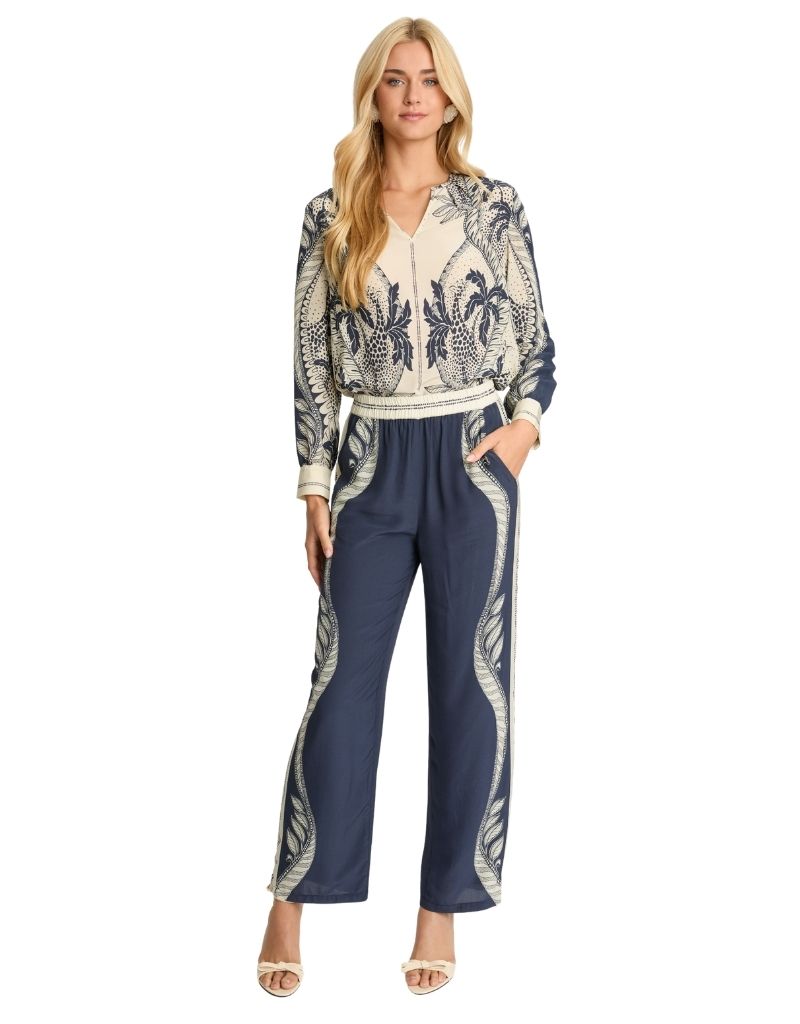 Max Pant in Ink Island