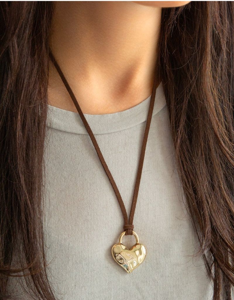 4103N Harper Necklace Gold Brown