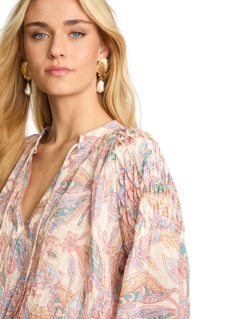 Dolly Top in Paisley Floral
