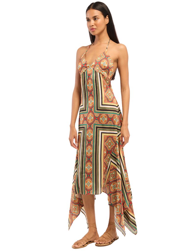 Sheila Dress Majorelle Scarf