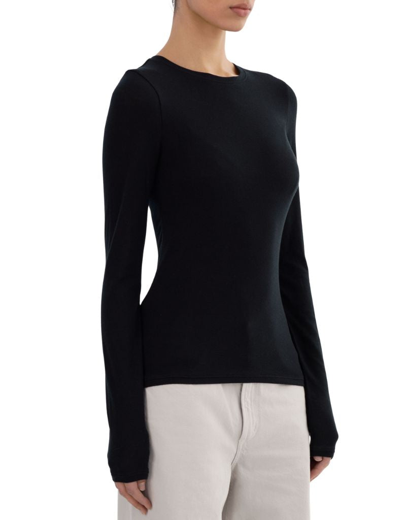 Medora Long Sleeve Top Black