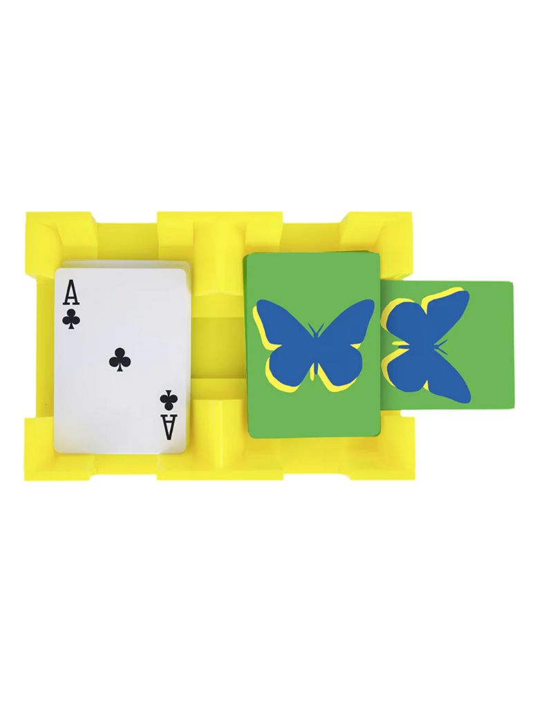 Canasta Spinner Tray Yellow