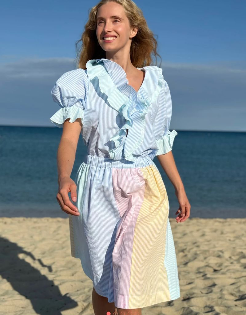 Skirt Rayures Multicolor