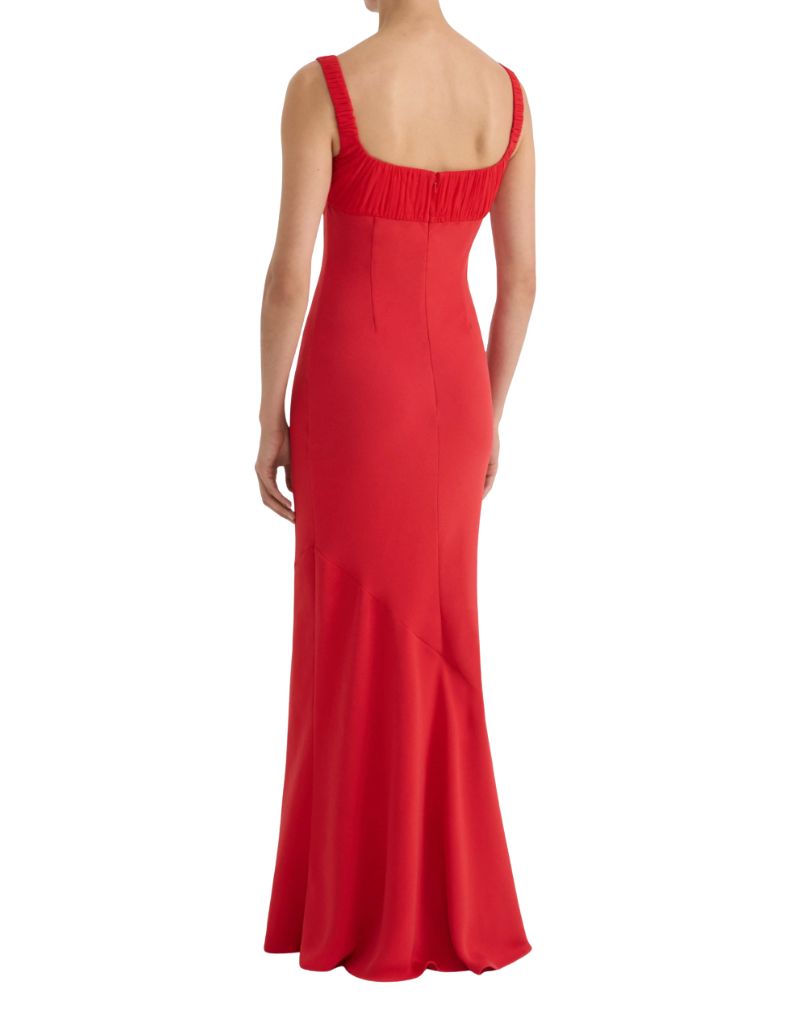 Chantal Long Dress Scarlet H26