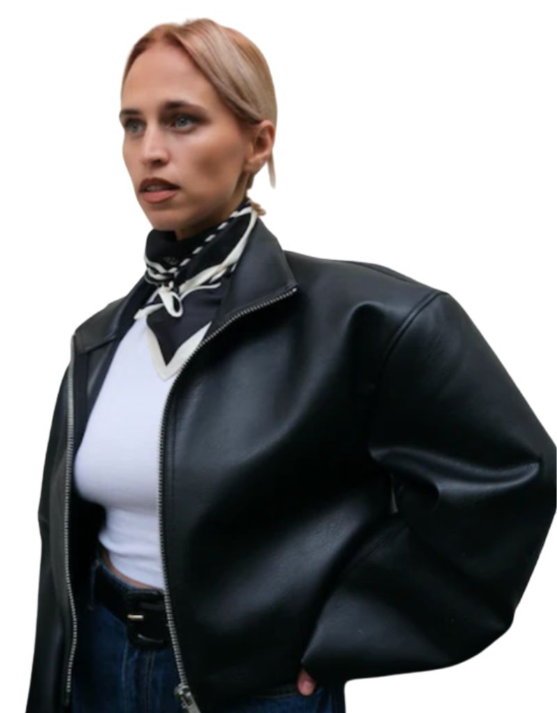 No. 2 Black and Cream Scarf 65cm