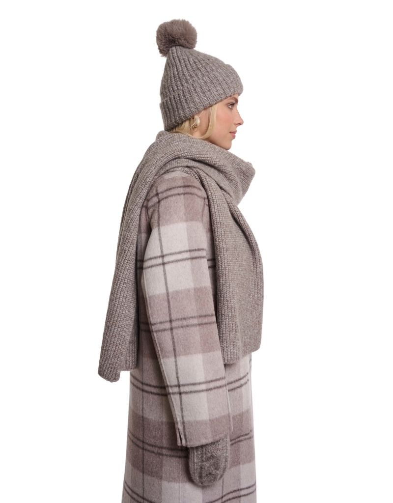 Nuria Scarf Toffee Blend F26