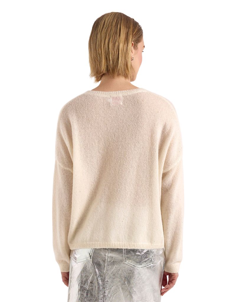 Estelle Sparkle Crew Ivory