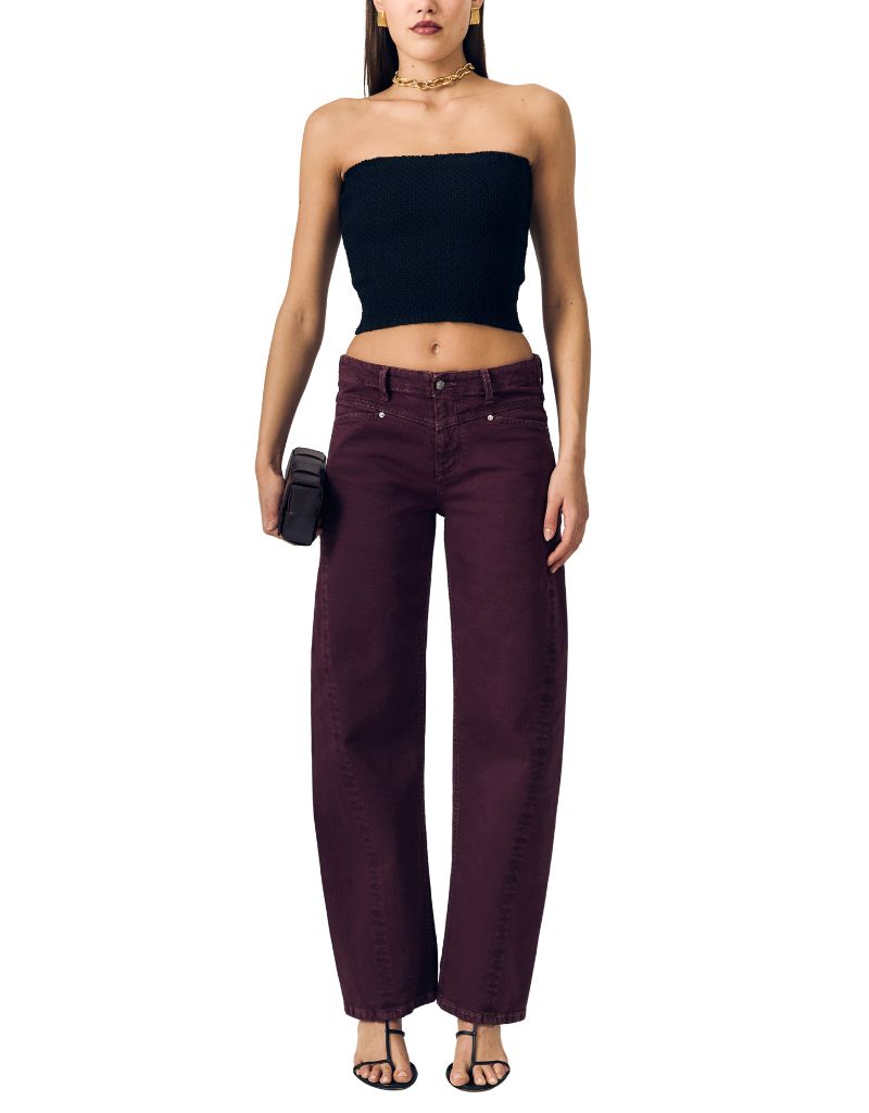 Selena Long Plum Noir