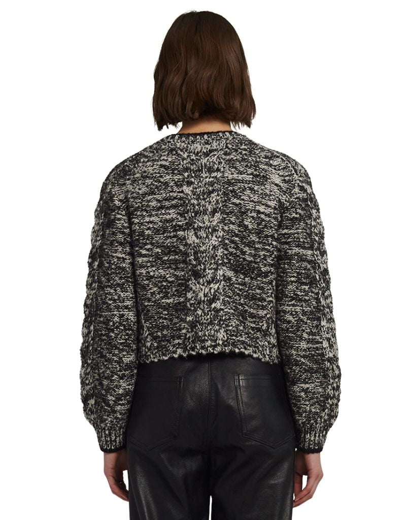 Skylar Cardi Ivory Black Tweed