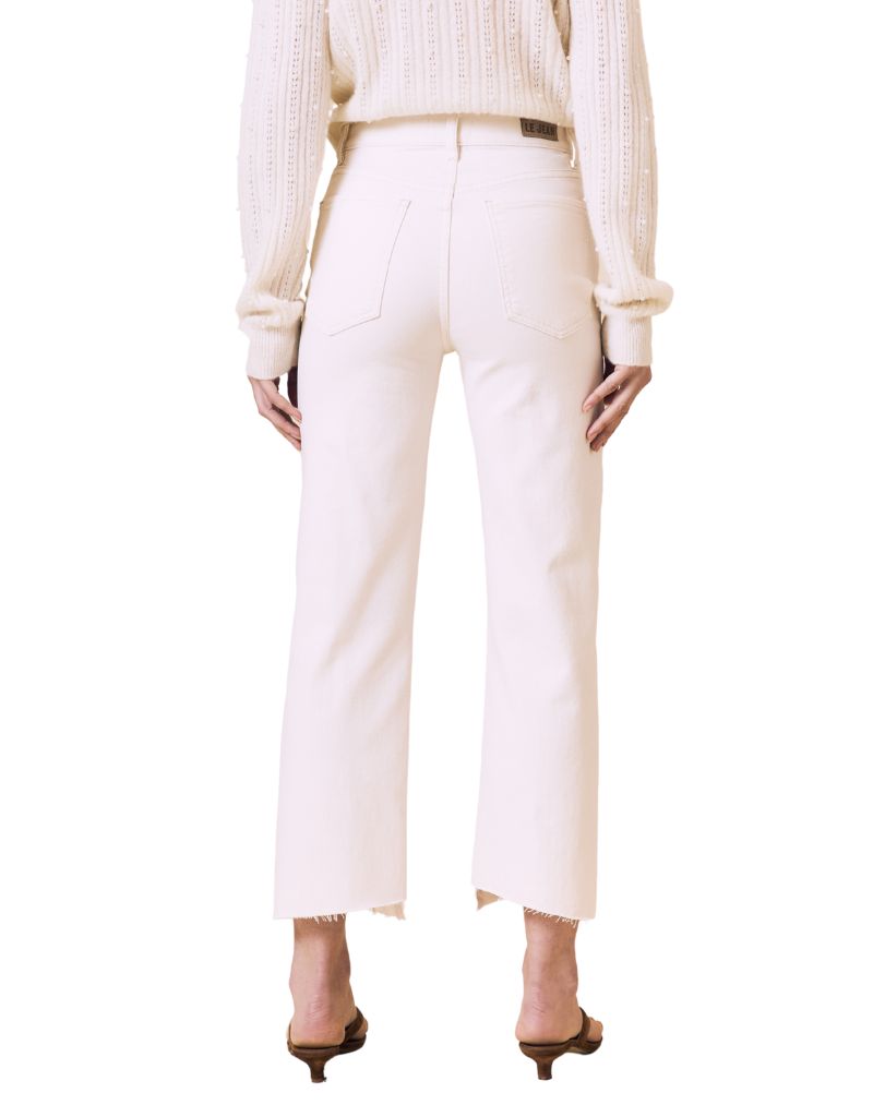 Reworked 90's Straight Ankle High Rise Bone