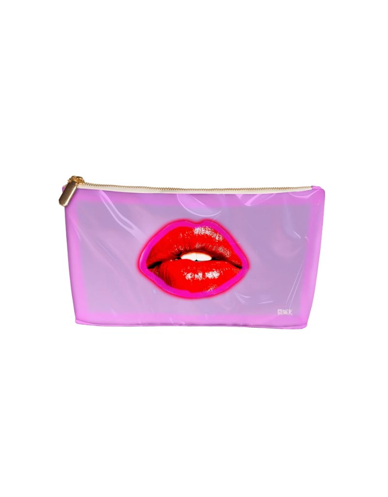 Lilac Lace Kiss Medium Bag Travel Case