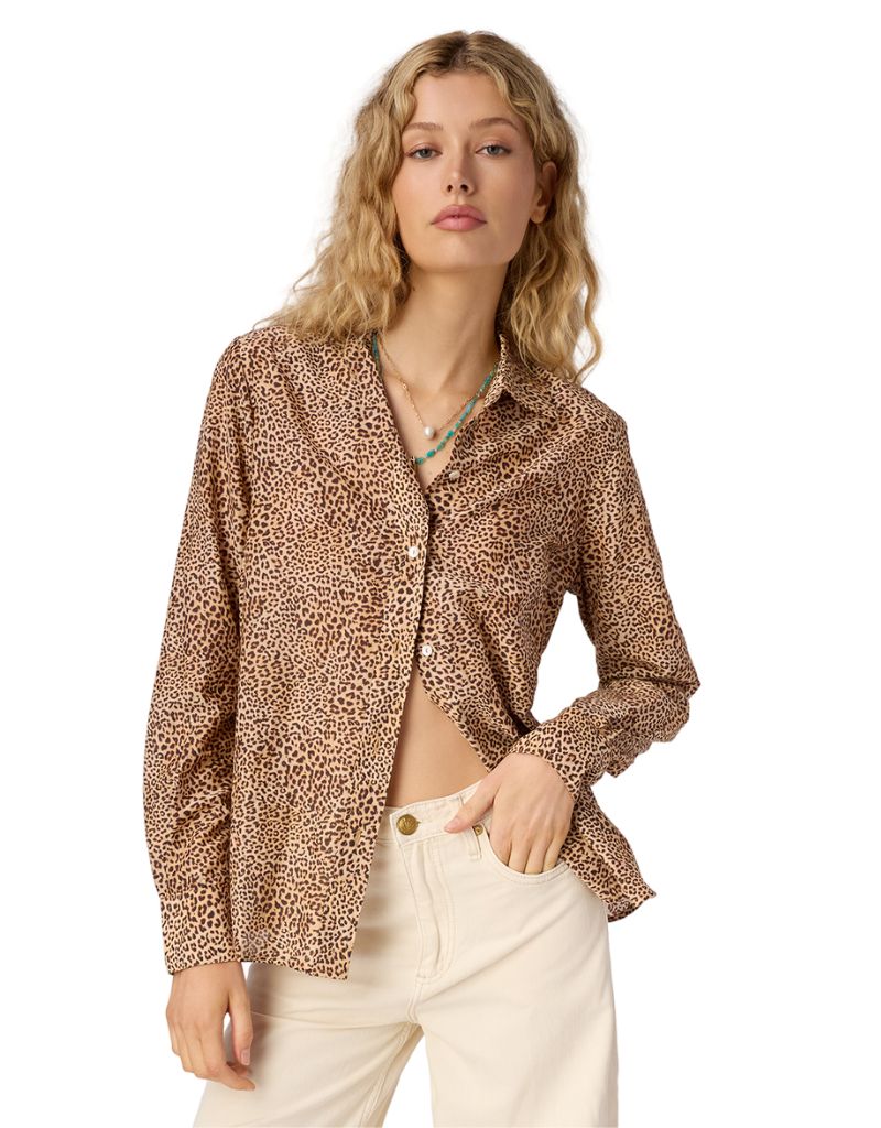 Rafella Silk Cotton Top Leo