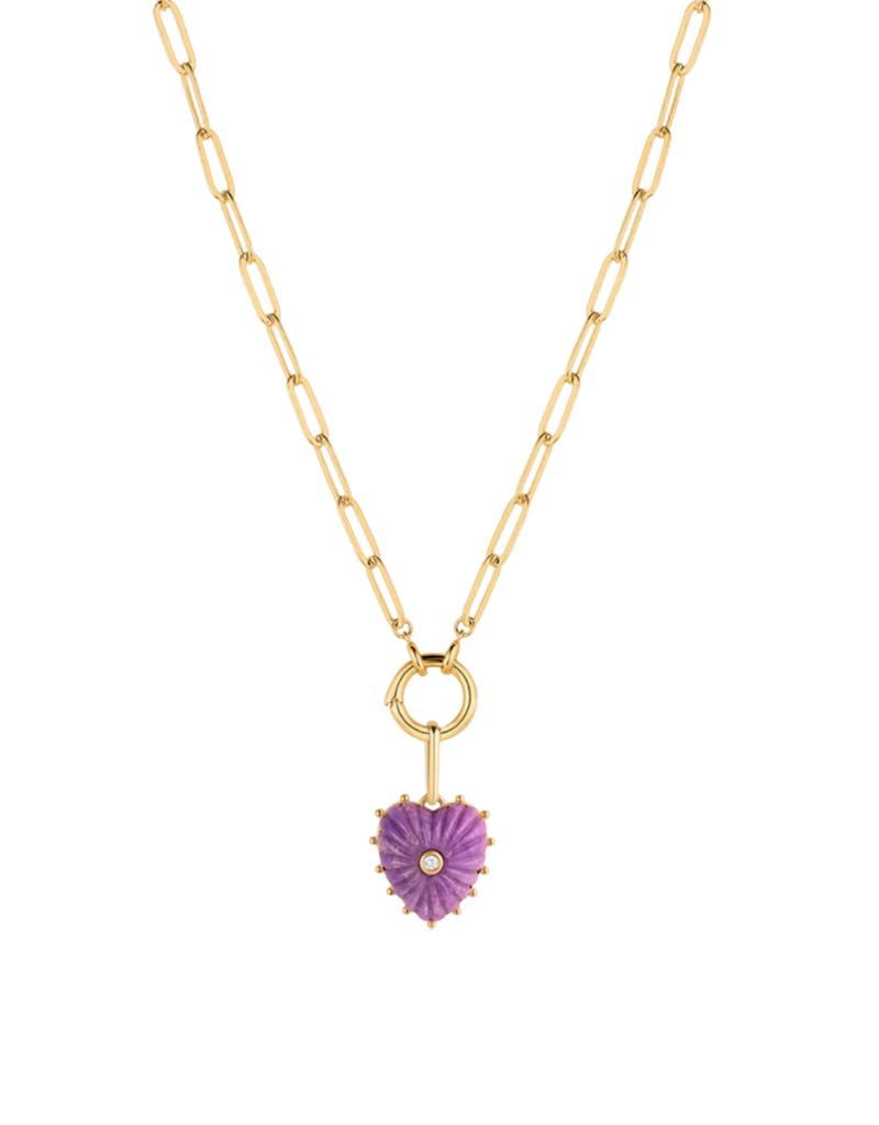 Isabel Purple Mica Charm