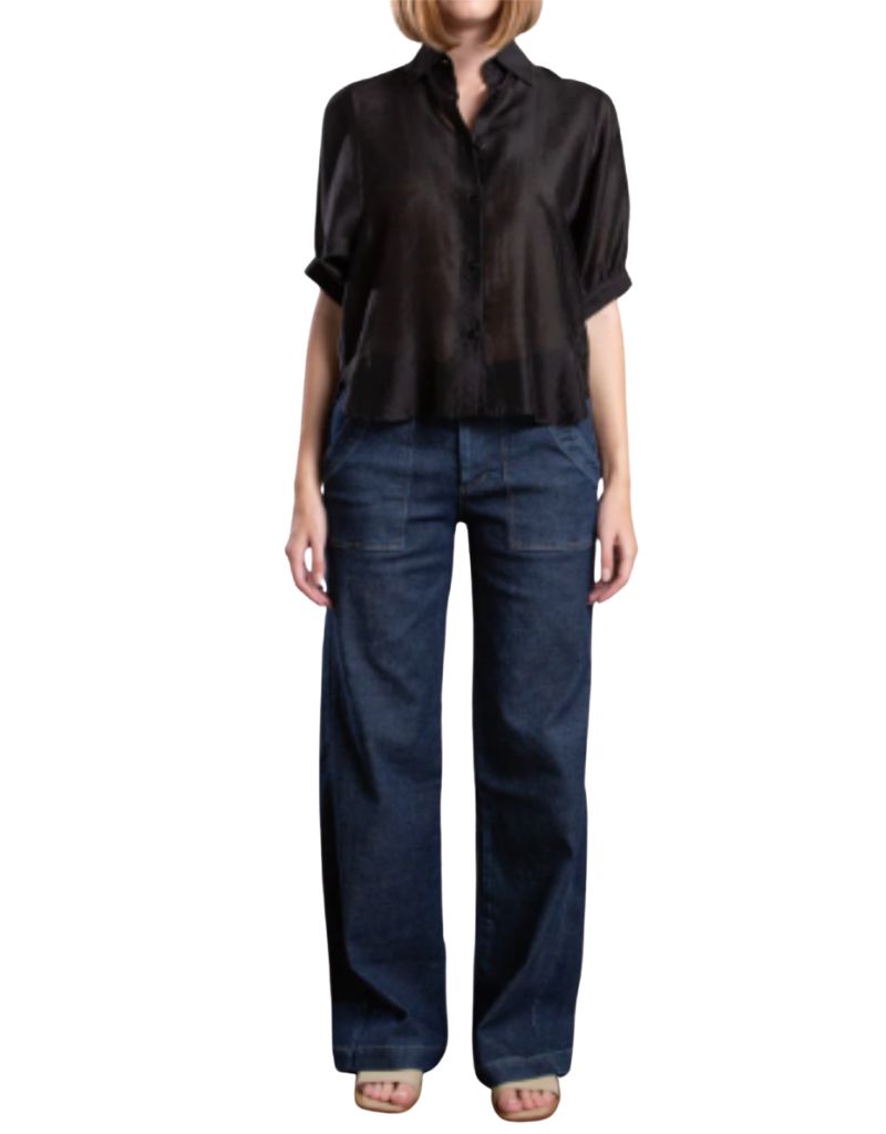 Max Pant In Stretch Denim Dark Wash F26