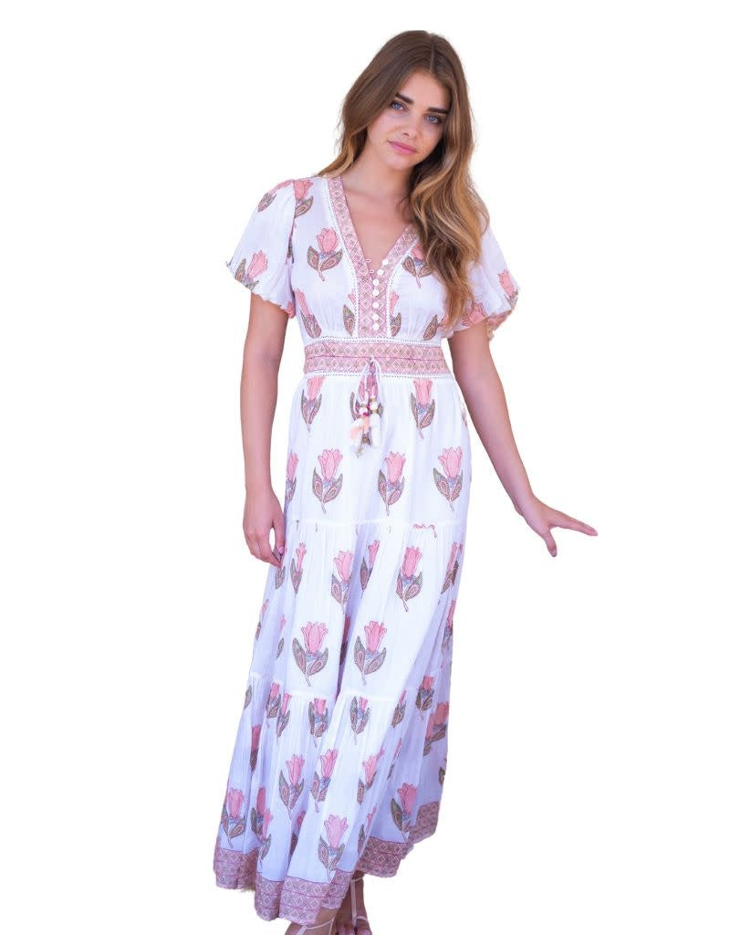 Molly Maxi Dress Gold Embroidery Peach Tulip 7 Molly Maxi Dress Gold Embroidery Peach Tulip 7