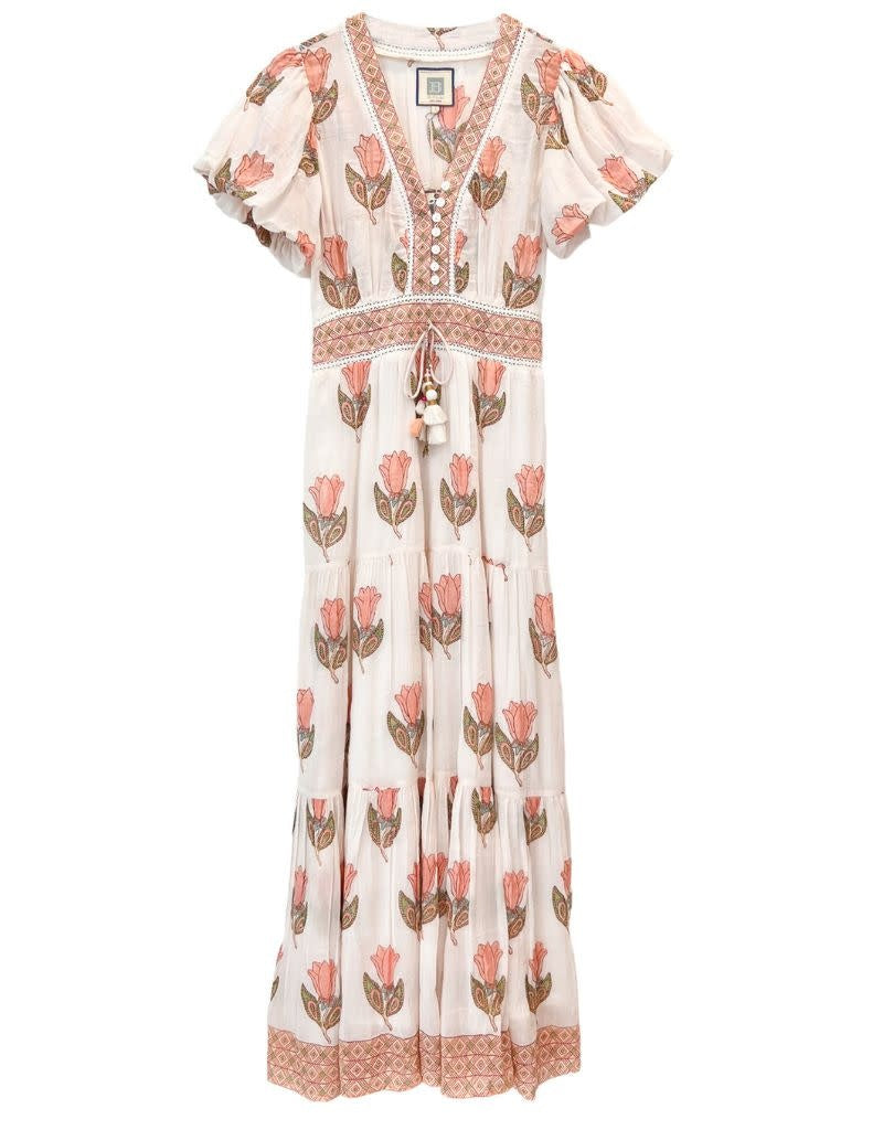 BELL Molly Maxi Dress Peach Tulip| I AM MORE SCARSDALE BELL Molly Maxi Dress Peach Tulip| I AM MORE SCARSDALE