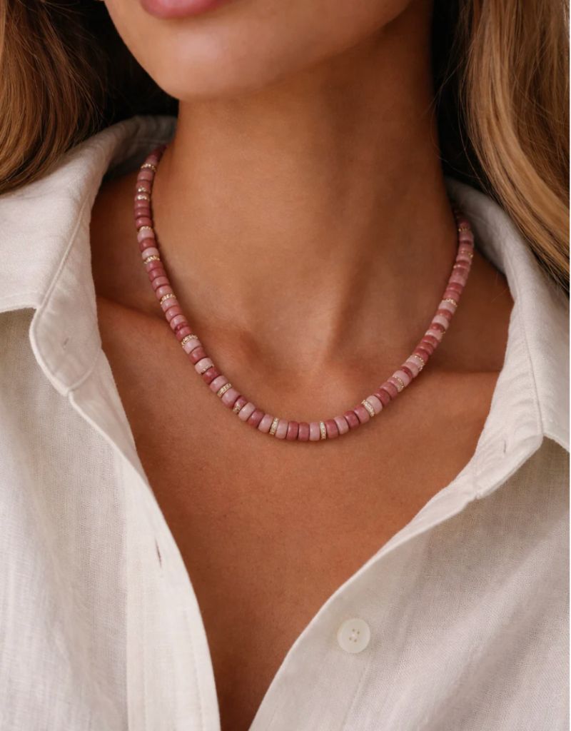 Blush on the Rocks Necklace