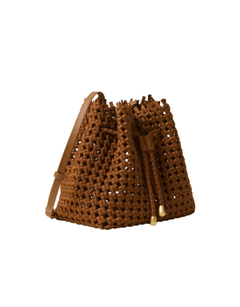 Mallorca Medium Bucket Open Weave Teak