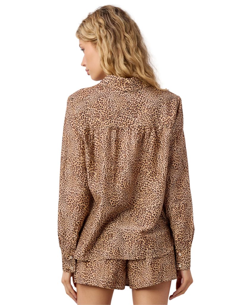 Rafella Silk Cotton Top Leo