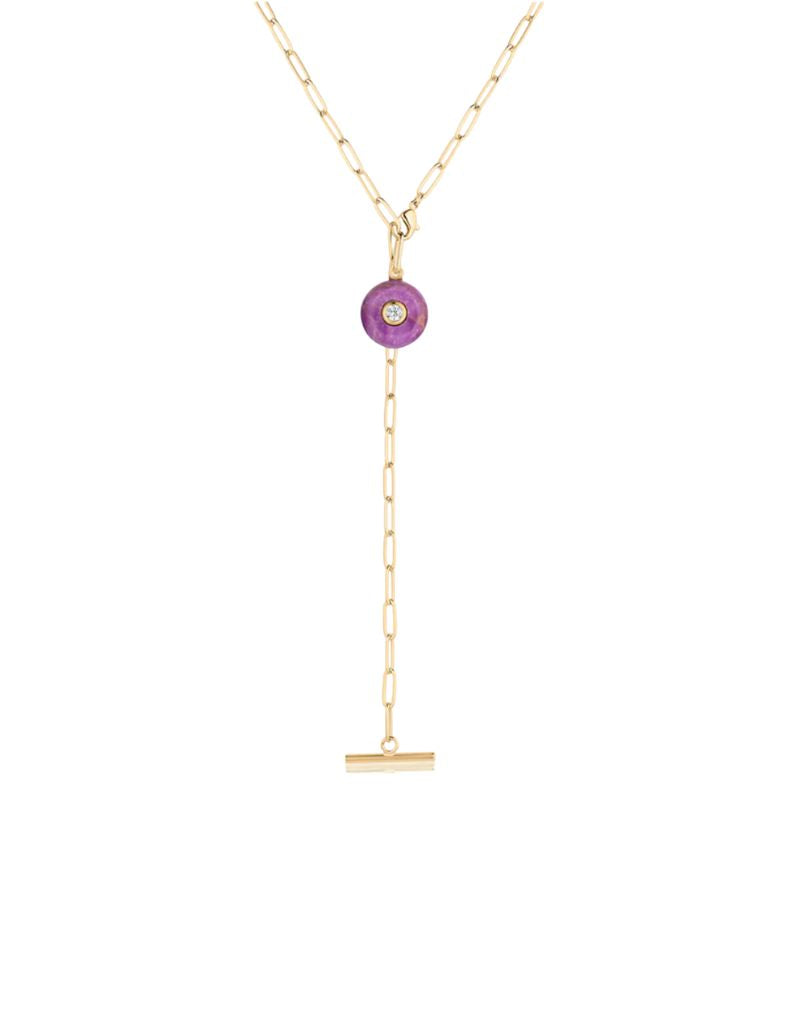 Bon Bon Purple Mica Charm