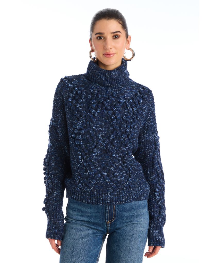 Allison | Daphne Sweater Midnight Space Dye | I Am More Scarsdale