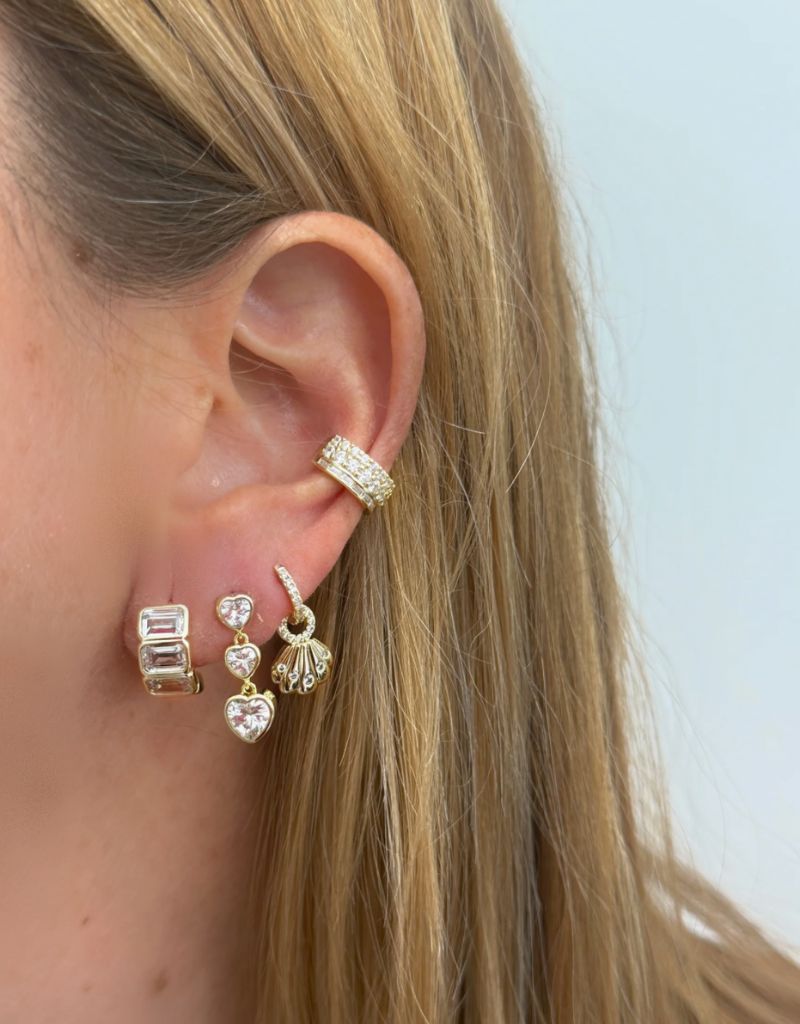 Triple Crush Diamond Earrings