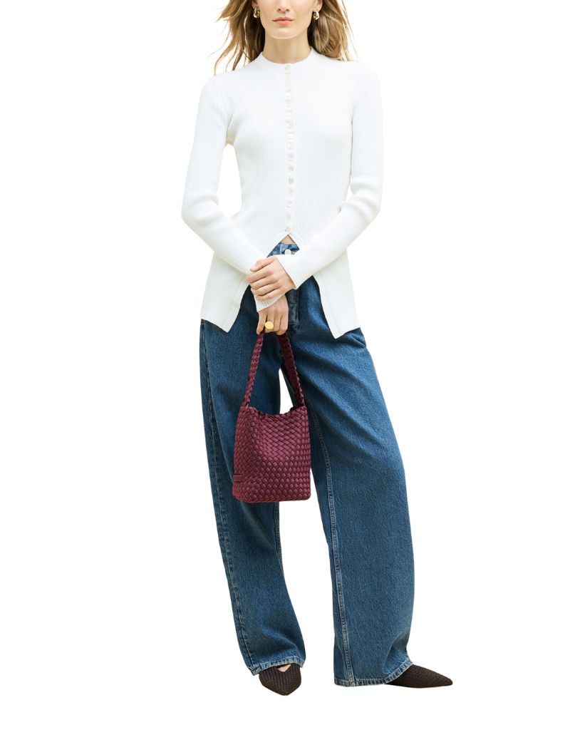 Naghedi | Nomad Small Hobo Bordeaux | I Am More Scarsdale