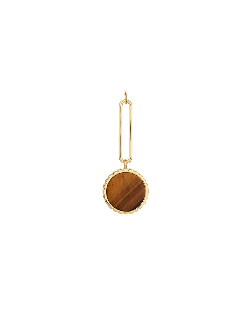Odeon Tiger's Eye Drop Charm