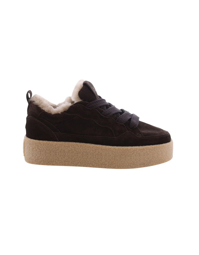 Bazar Pepe Camel Suede Sneaker