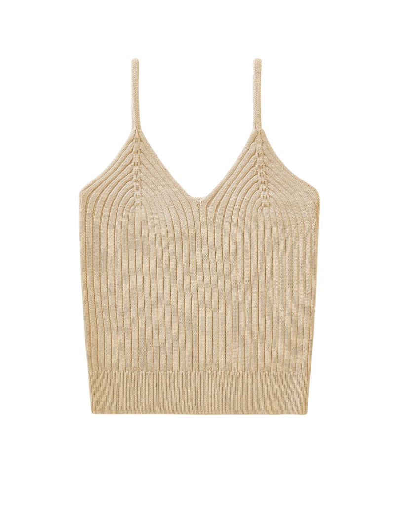 Women's Eve Knit Tank Top Ecru