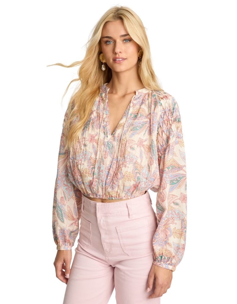 Dolly Top in Paisley Floral