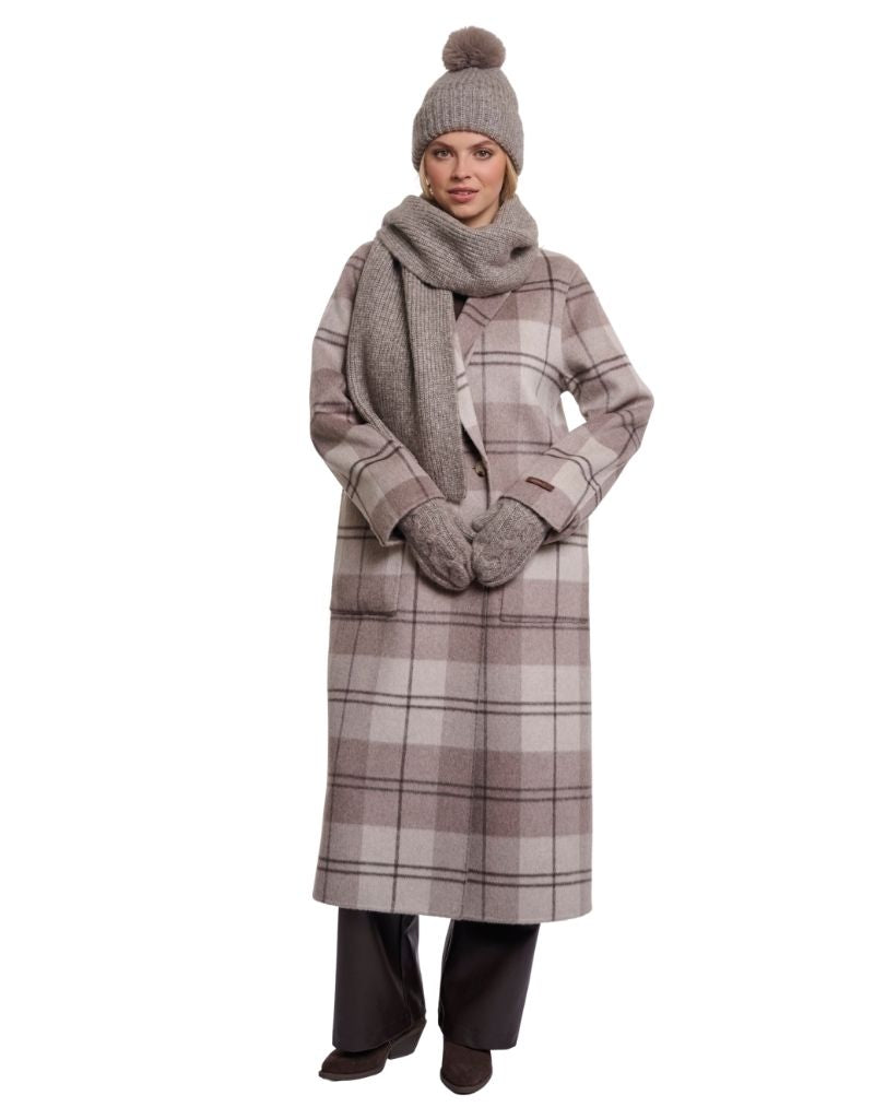 Nuria Scarf Toffee Blend F26