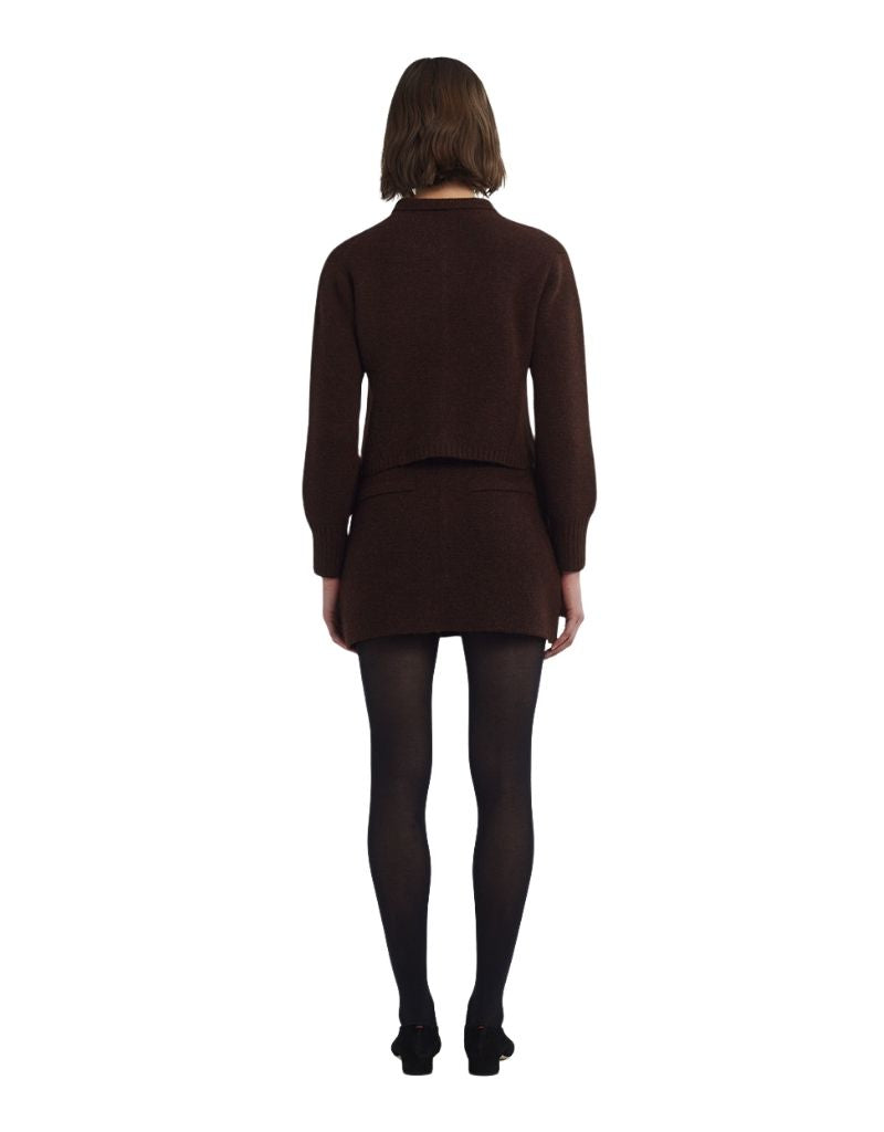 Lydia Mini Skirt Cocoa