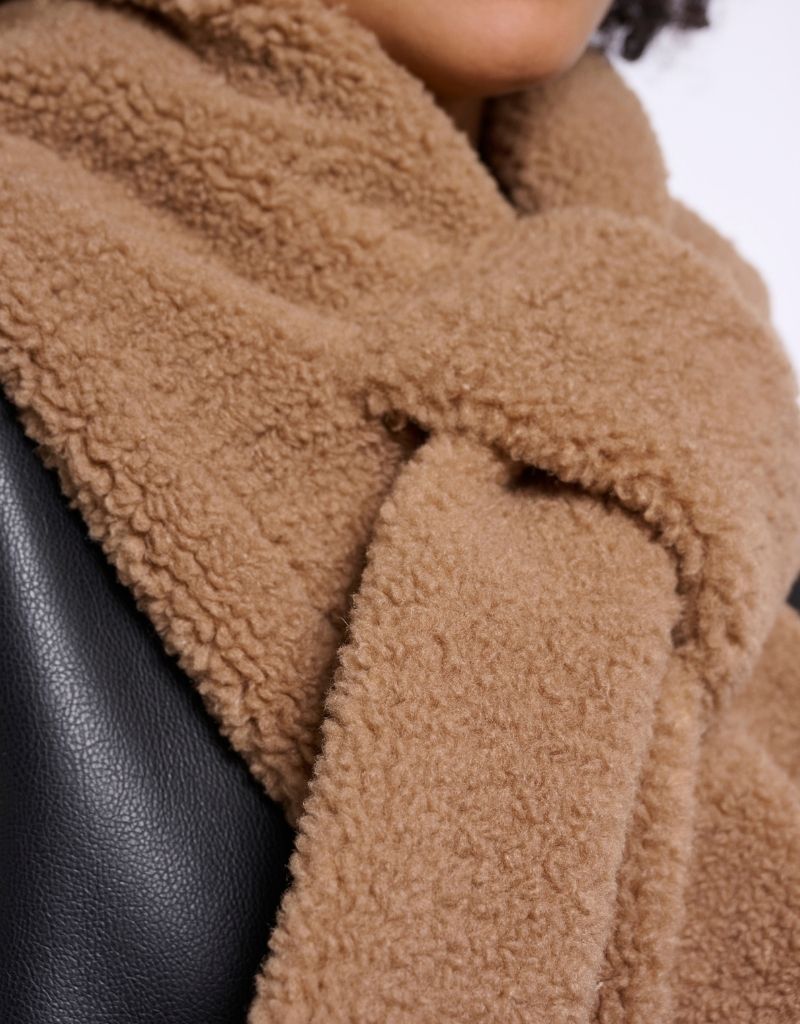 Asho Teddy Scarf Toast F26