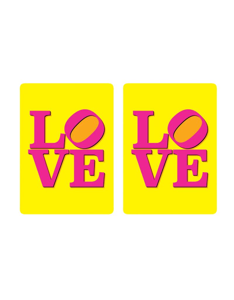 Playing Cards Plastic PVC LOVE