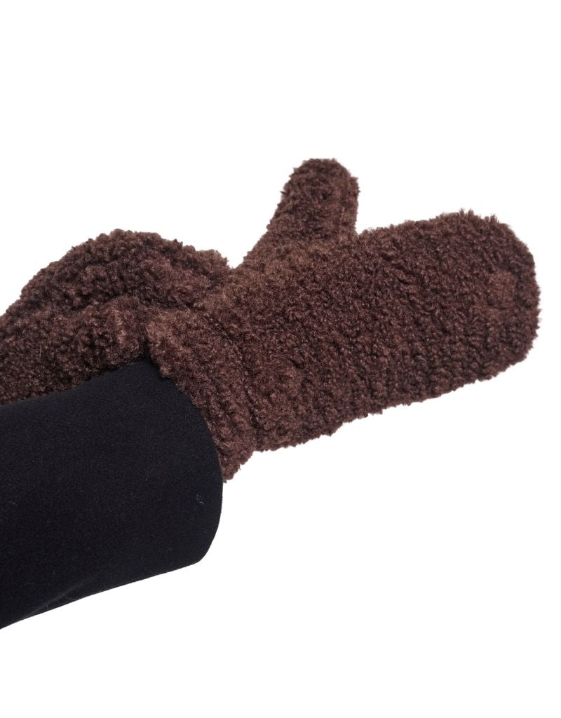 Aleida Teddy Gloves Coffee Roast F26