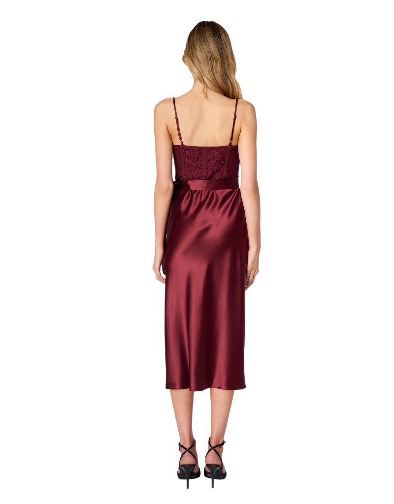 Tricia Midi Dress Syrah