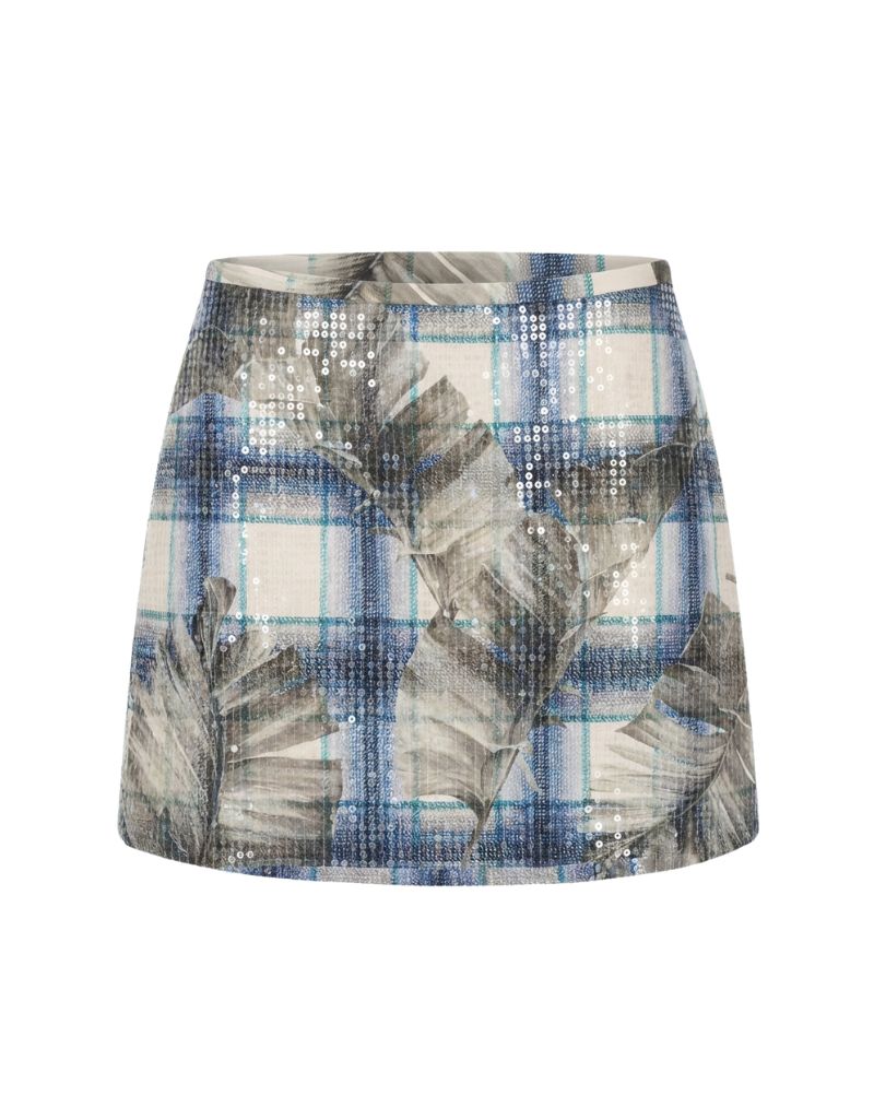 Andre Palms Skirt Palm Leaves Shine