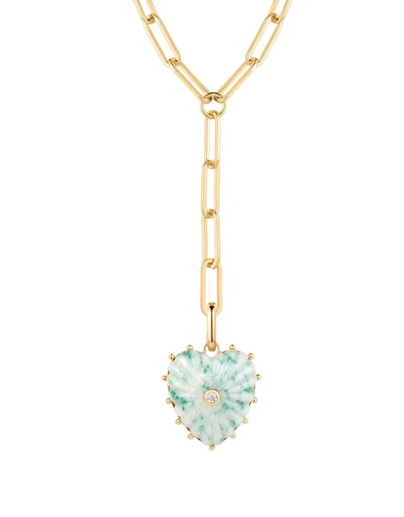 Malene Green Dot Clip Charm
